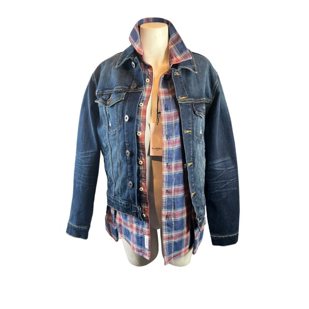 Good fellow Men’s Jean Jacket & Button Down Shirt Sz Small NWT